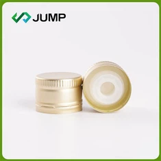 Aliminyòm bouchon plastik ak insert plastik pou boutèy lwil oliv